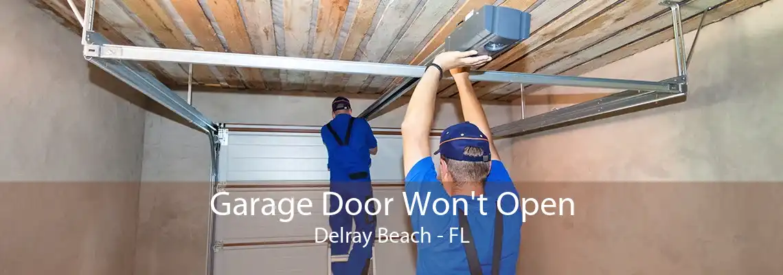 Garage Door Won't Open Delray Beach - FL