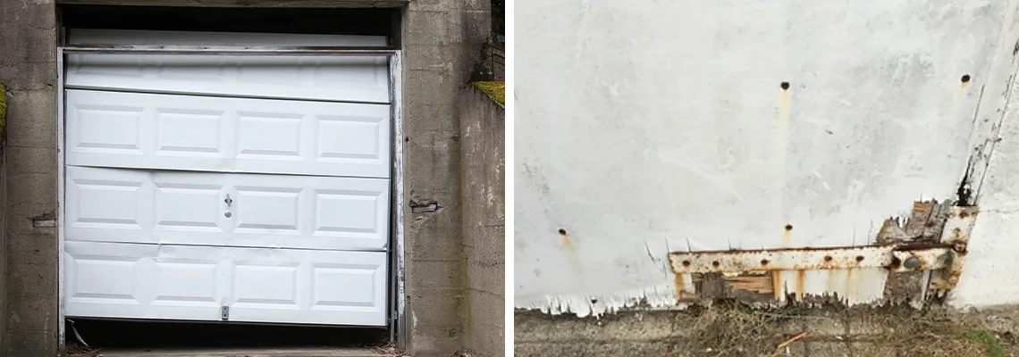 Rotten Commercial Garage Door Repair in Delray Beach, FL